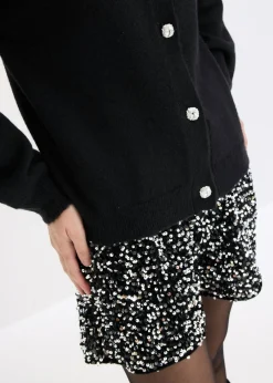 Online Chaqueta de punto con botones decorativos Mujer Jerséis|Ropa De Punto