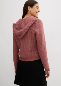 Hot Chaqueta de punto con capucha Mujer Jerséis|Ropa De Punto