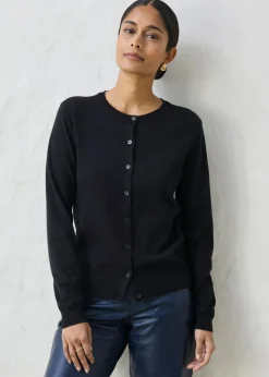 Clearance Chaqueta de punto con contenido de seda Mujer Premium|Jerséis