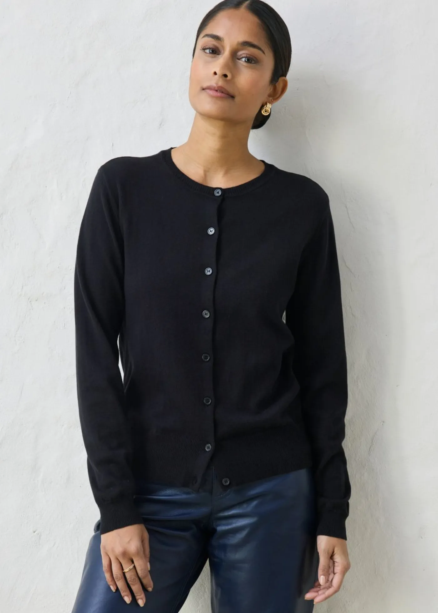Clearance Chaqueta de punto con contenido de seda Mujer Premium|Jerséis