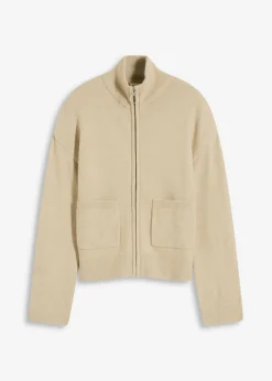 Outlet Chaqueta de punto con cremallera Mujer Jerséis|Ropa De Punto