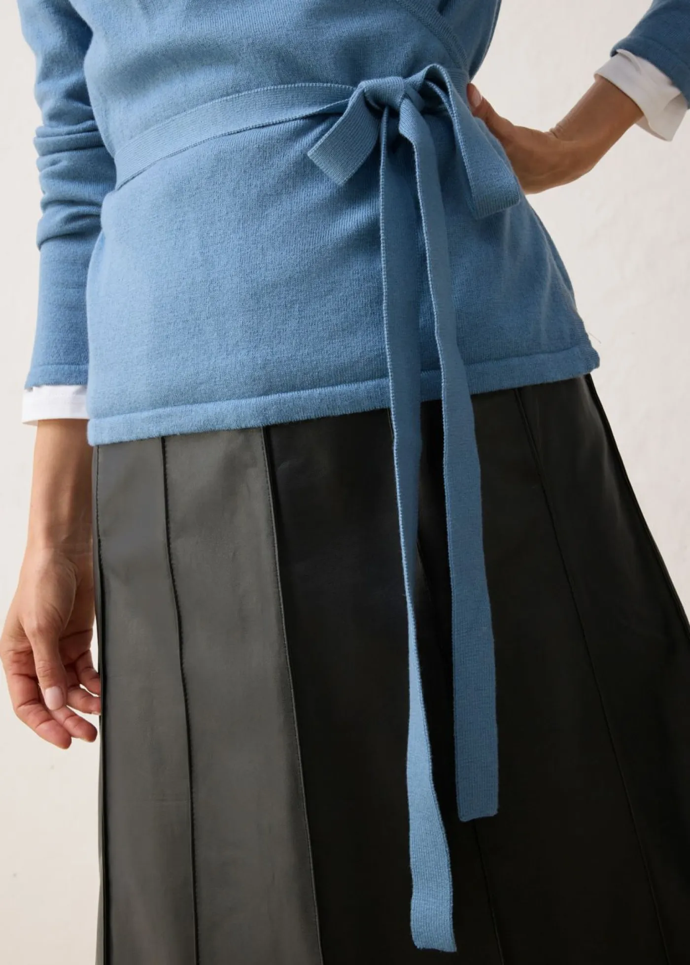 Online Chaqueta de punto con diseño cruzado Mujer Premium|Jerséis