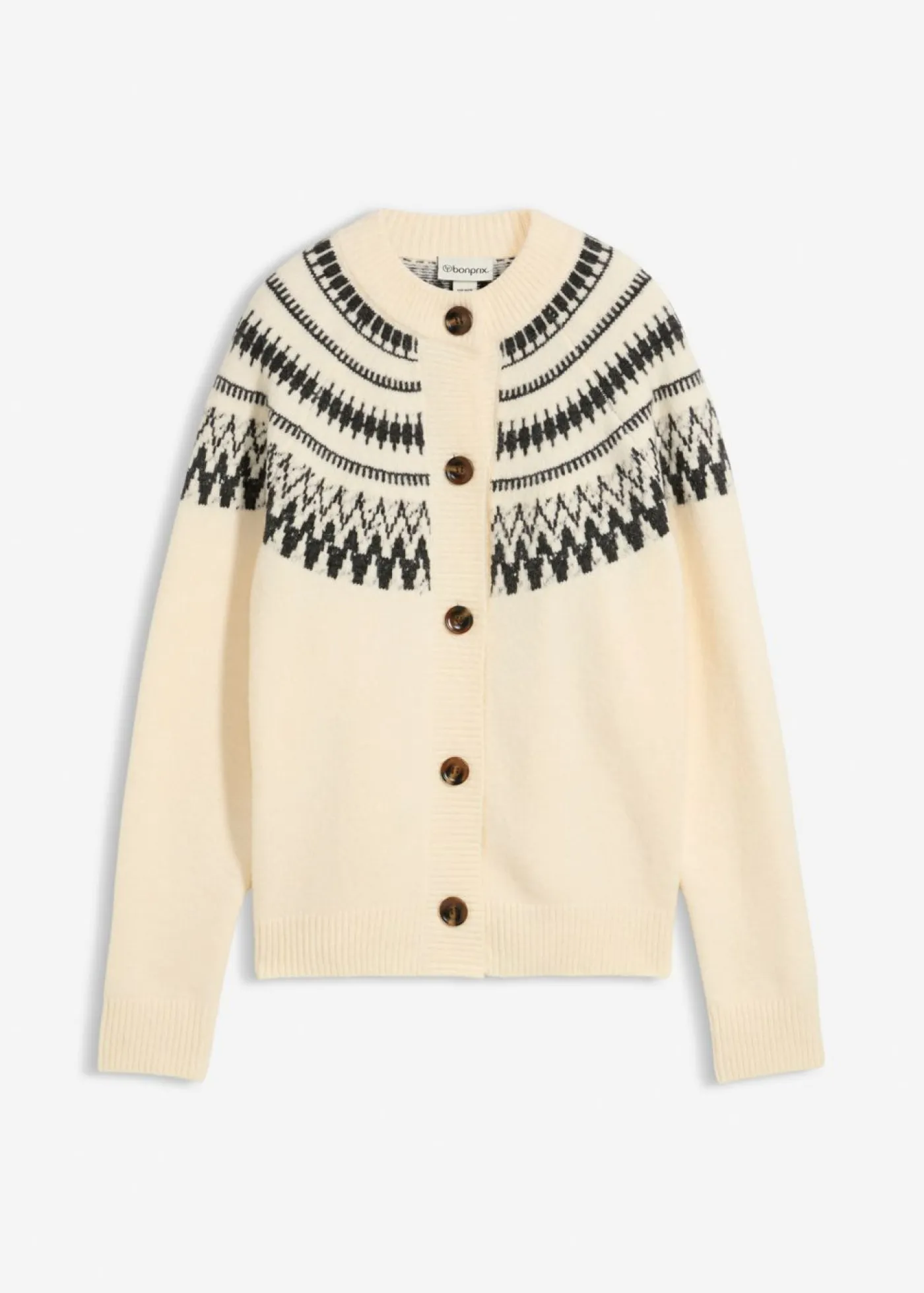 Outlet Chaqueta de punto con patrón nórdico Mujer Jerséis