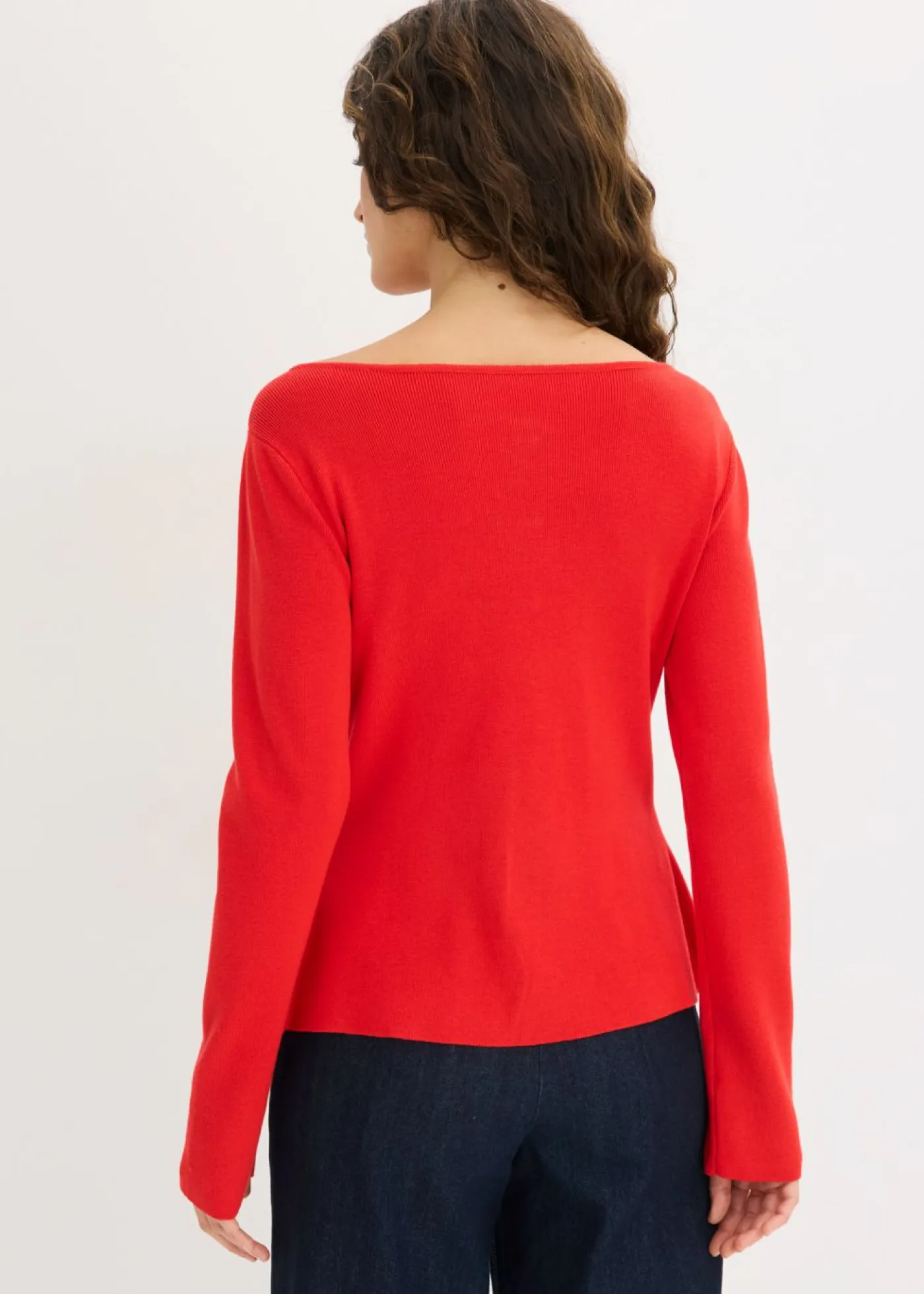 Chaqueta de punto con peplum y botones decorativos Mujer Jerséis|Ropa De Punto