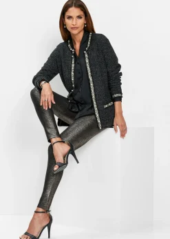 Sale Chaqueta de punto con perlas Mujer Jerséis|Ropa De Punto