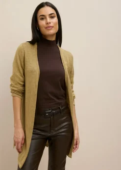 Discount Chaqueta de punto de algodón ligero y calidad superior Mujer Básicos|Jerséis