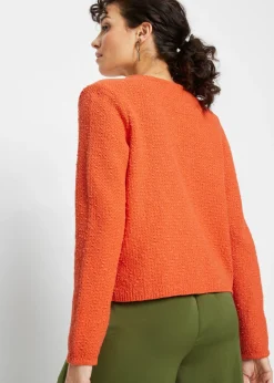 Sale Chaqueta de punto de bouclé Mujer Jerséis|Ropa De Punto