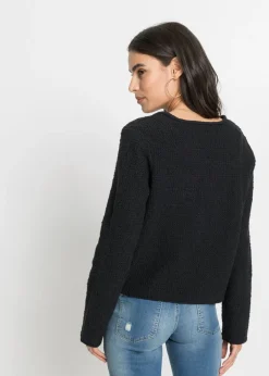 Discount Chaqueta de punto de bouclé Mujer Jerséis|Ropa De Punto
