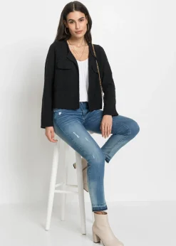 Discount Chaqueta de punto de bouclé Mujer Jerséis|Ropa De Punto
