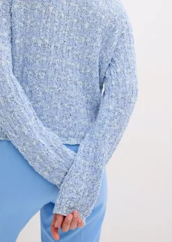 Online Chaqueta de punto de bouclé Mujer Jerséis|Novedades
