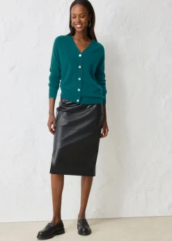 Hot Chaqueta de punto de cachemira con Good Cashmere Standard® Mujer Jerséis|Ropa De Punto