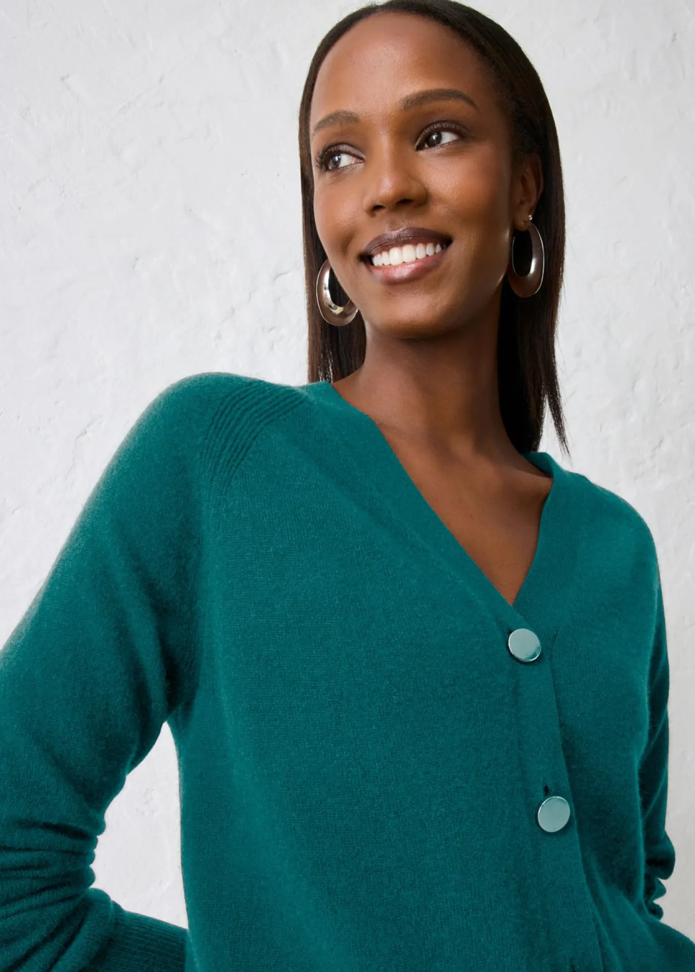 Hot Chaqueta de punto de cachemira con Good Cashmere Standard® Mujer Jerséis|Ropa De Punto