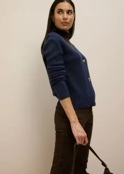 Best Chaqueta de punto de canalé Mujer Jerséis|Ropa De Punto