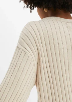 Discount Chaqueta de punto de estilo boxy Mujer Jerséis|Ropa De Punto