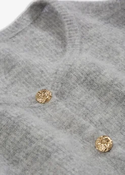 Clearance Chaqueta de punto de mezcla de alpaca Mujer Premium|Jerséis