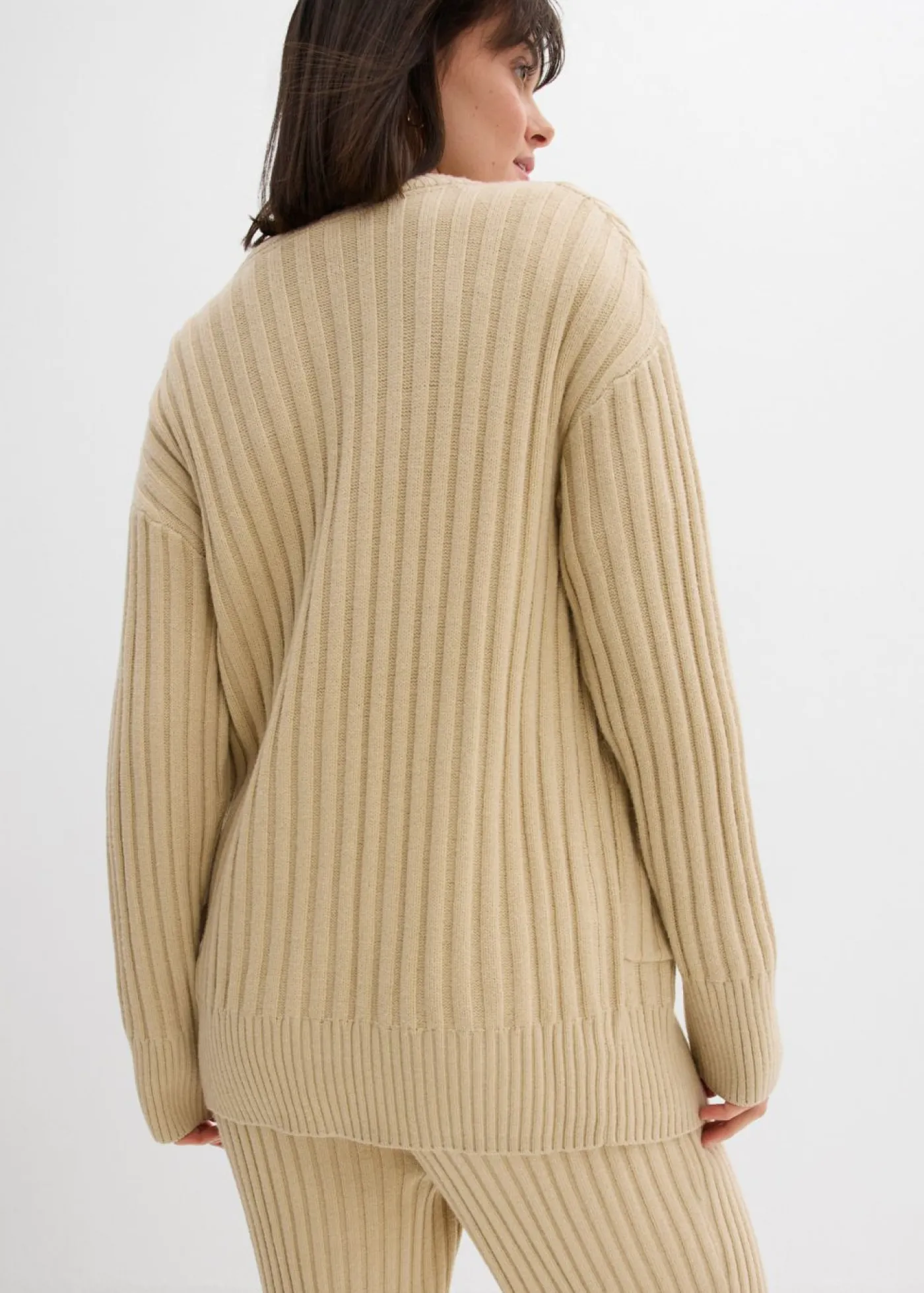Chaqueta de punto de mezcla de viscosa suave Mujer Jerséis|Ropa De Punto