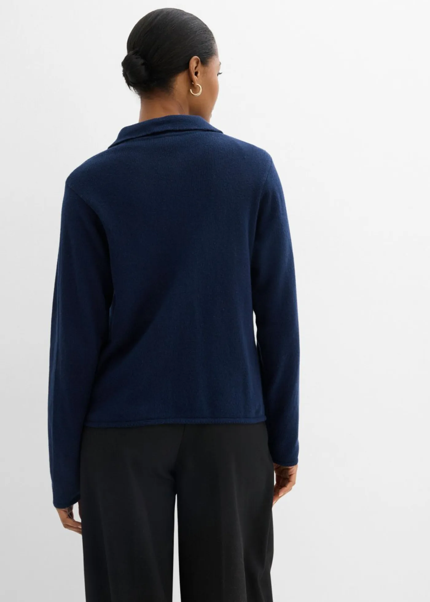Online Chaqueta de punto de mezcla de viscosa Mujer Esenciales|Jerséis