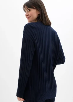 Chaqueta de punto de mezcla de viscosa suave Mujer Jerséis|Ropa De Punto