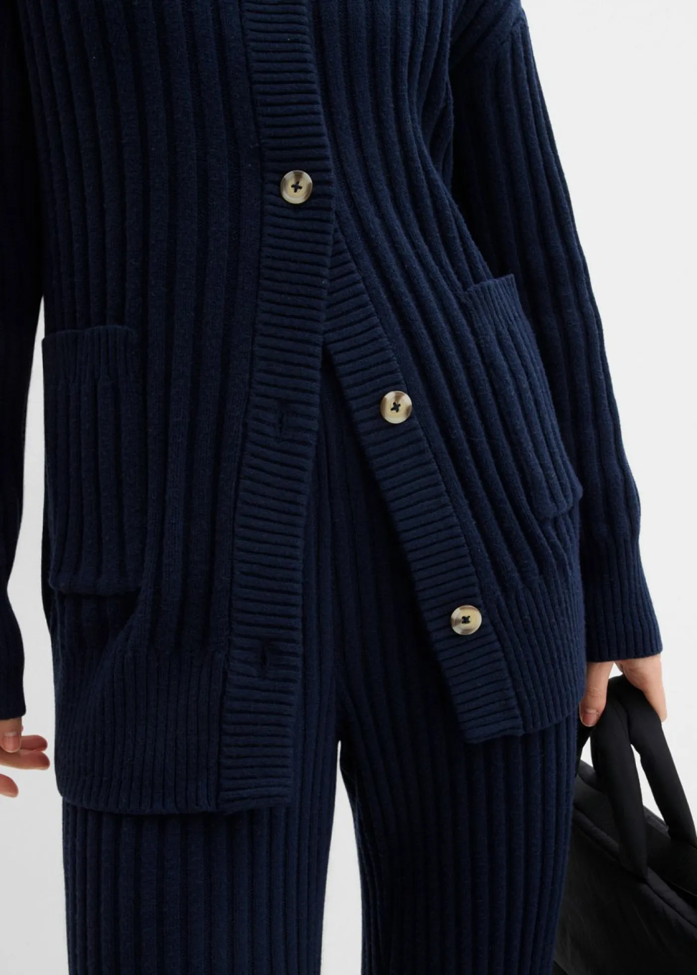 Chaqueta de punto de mezcla de viscosa suave Mujer Jerséis|Ropa De Punto
