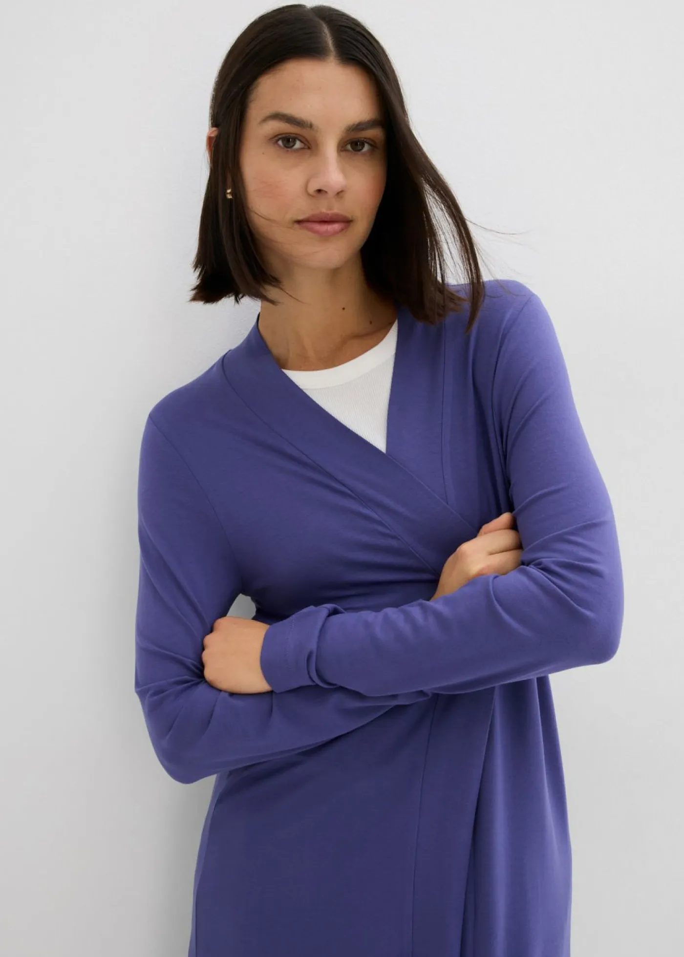 Best Chaqueta de punto de suave mezcla de viscosa Mujer Básicos|Camisetas