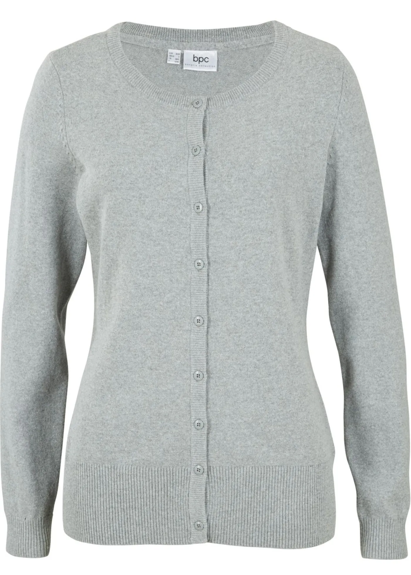 Outlet Chaqueta de punto fino con algodón reciclado Mujer Básicos|Jerséis