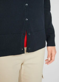 Best Chaqueta de punto fino con algodón reciclado Mujer Básicos|Jerséis