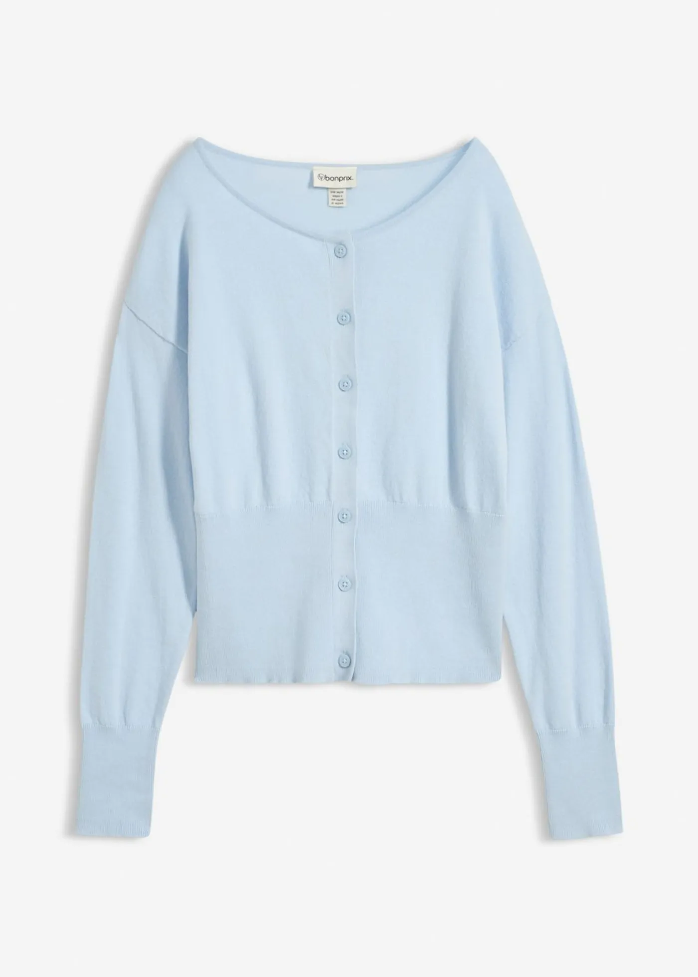 New Chaqueta de punto fino con cuello redondo Mujer Jerséis|Novedades