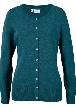 Sale Chaqueta de punto fino con algodón reciclado Mujer Básicos|Jerséis
