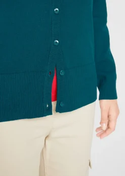 Sale Chaqueta de punto fino con algodón reciclado Mujer Básicos|Jerséis