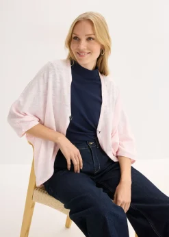 Discount Chaqueta de punto fino de algodón puro Mujer Jerséis|Novedades