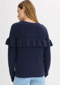 Discount Chaqueta de punto fino de mezcla de algodón Mujer Jerséis|Ropa De Punto