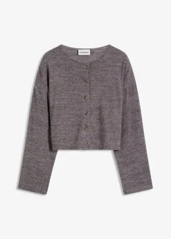 Sale Chaqueta de punto fino de canalé Mujer Jerséis|Ropa De Punto