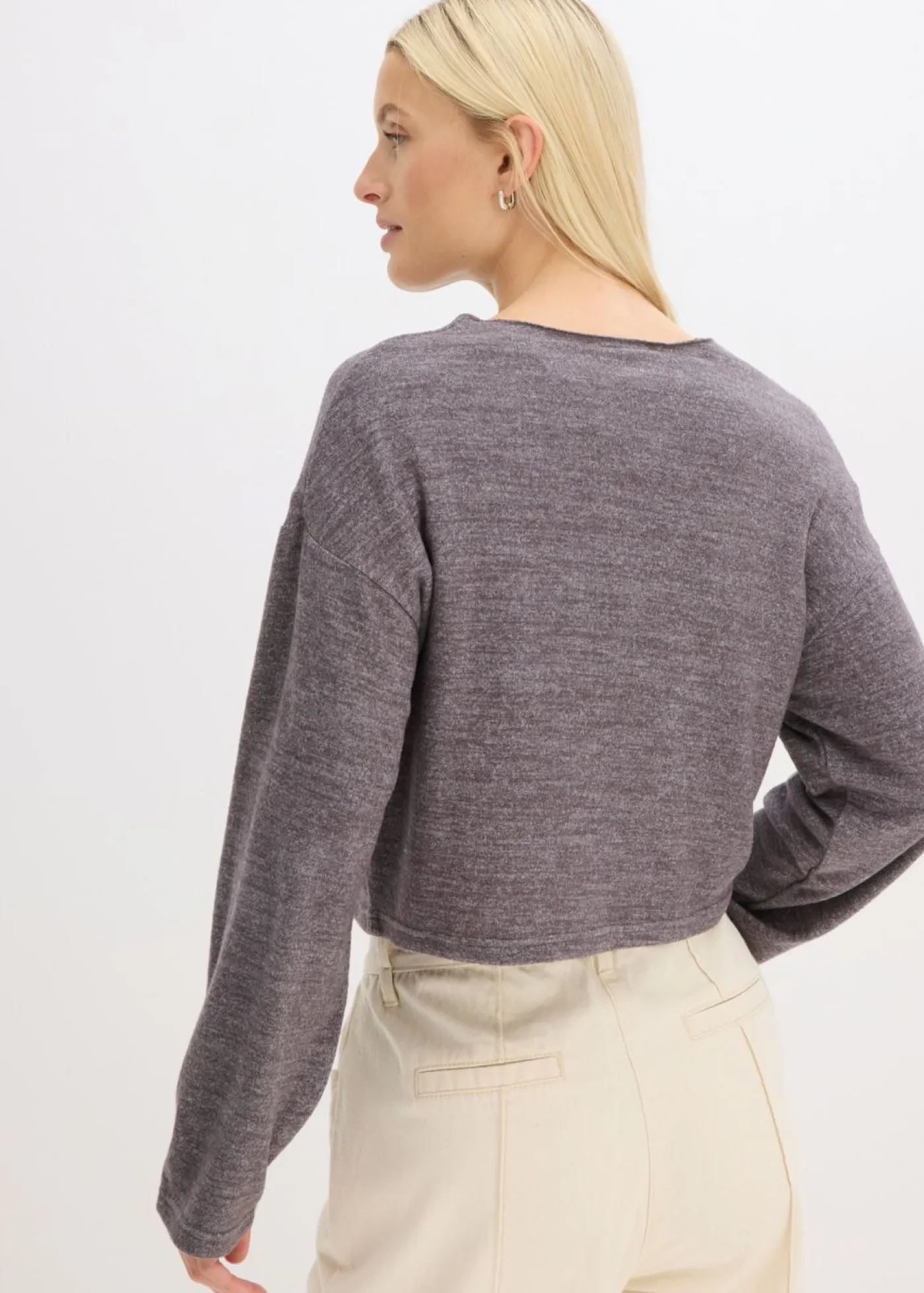 Sale Chaqueta de punto fino de canalé Mujer Jerséis|Ropa De Punto