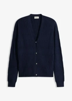 Online Chaqueta de punto fino de mezcla de viscosa Mujer Jerséis|Ropa De Punto