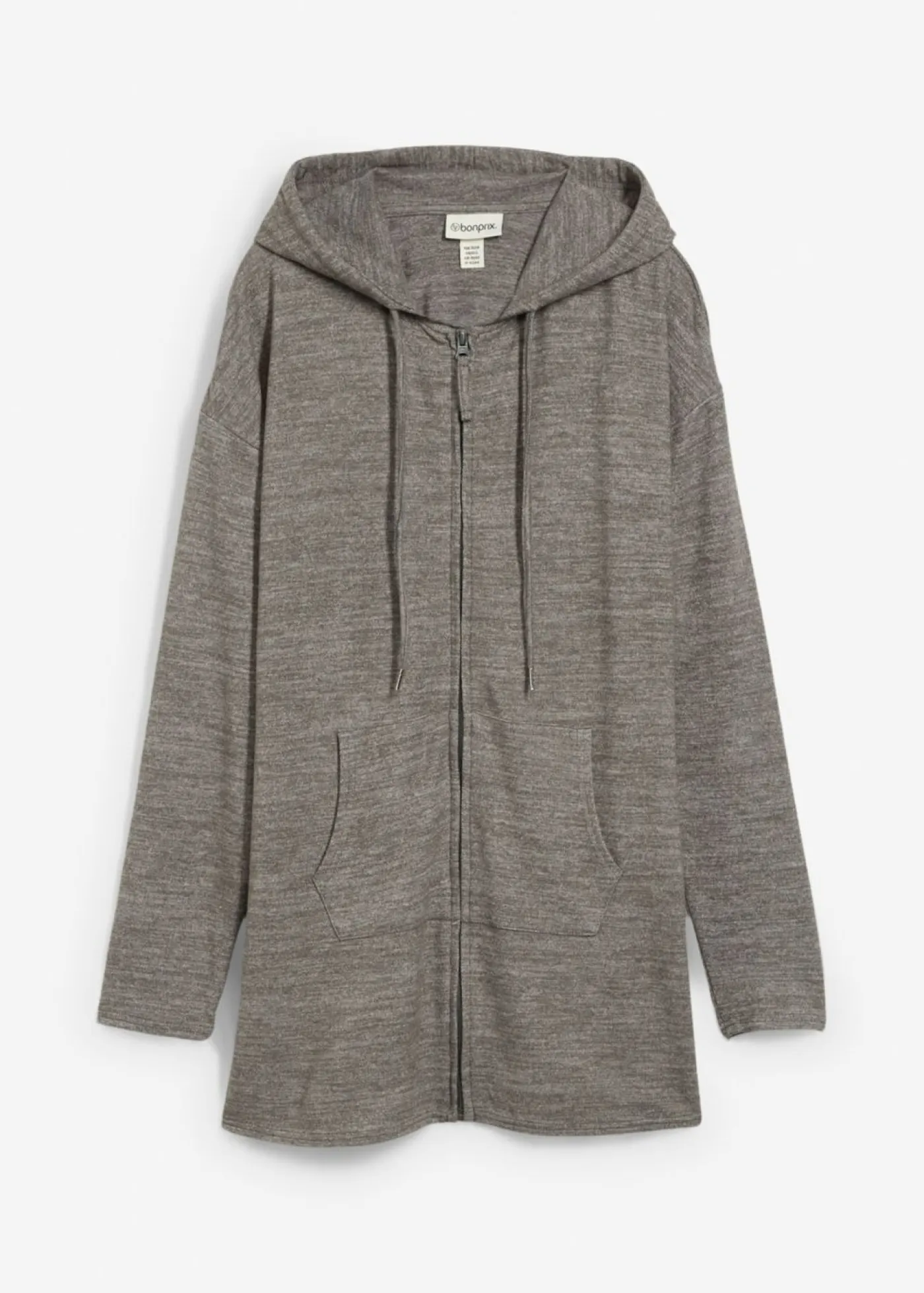 Chaqueta de punto fino de mezcla de viscosa con aspecto de punto Mujer Básicos|Camisetas