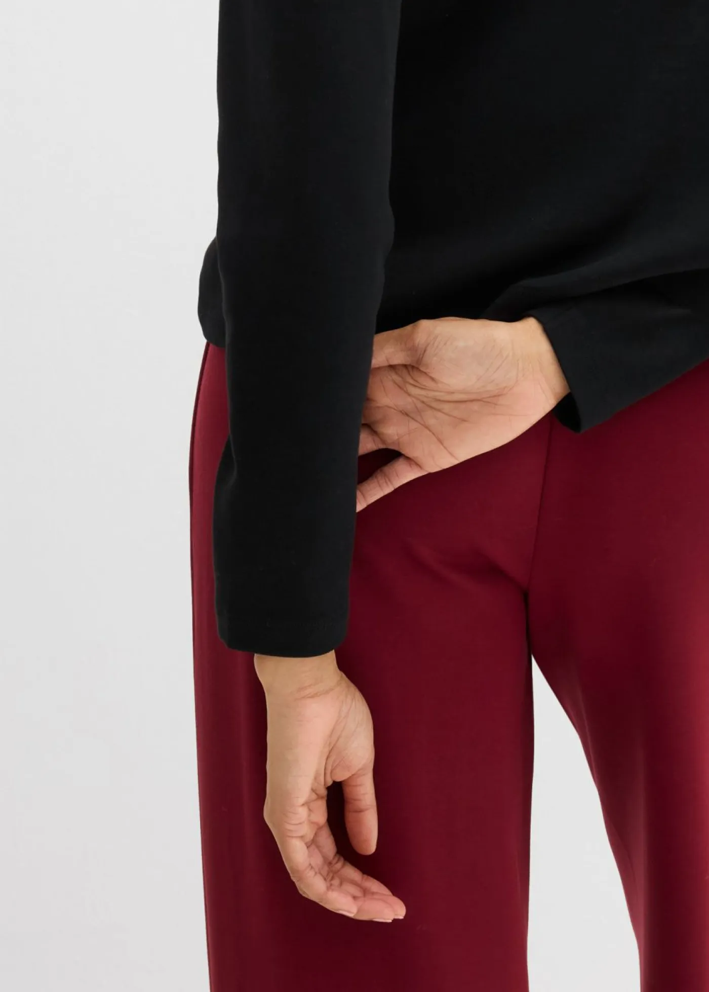 Chaqueta de punto grueso de algodón orgánico puro Mujer Básicos|Camisetas