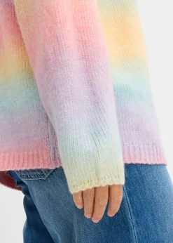 Outlet Chaqueta de punto grueso en suave mezcla de lana Mujer Jerséis|Ropa De Punto
