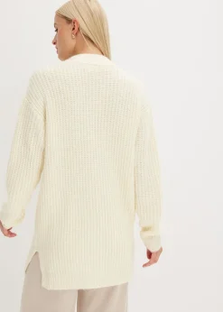 New Chaqueta de punto grueso de suave mezcla de lana Mujer Jerséis|Ropa De Punto