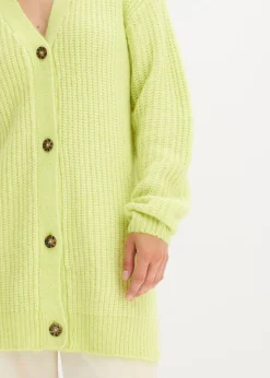 Clearance Chaqueta de punto grueso de suave mezcla de lana Mujer Jerséis|Ropa De Punto