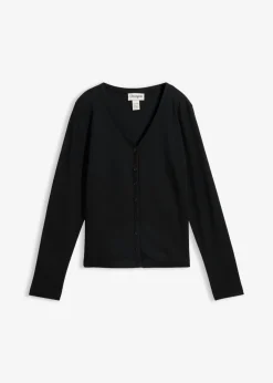 Best Chaqueta de punto grueso de algodón orgánico puro Mujer Básicos|Camisetas