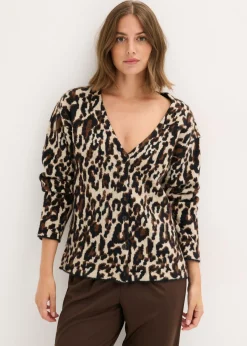 Sale Chaqueta de punto jacquard Mujer Jerséis|Ropa De Punto