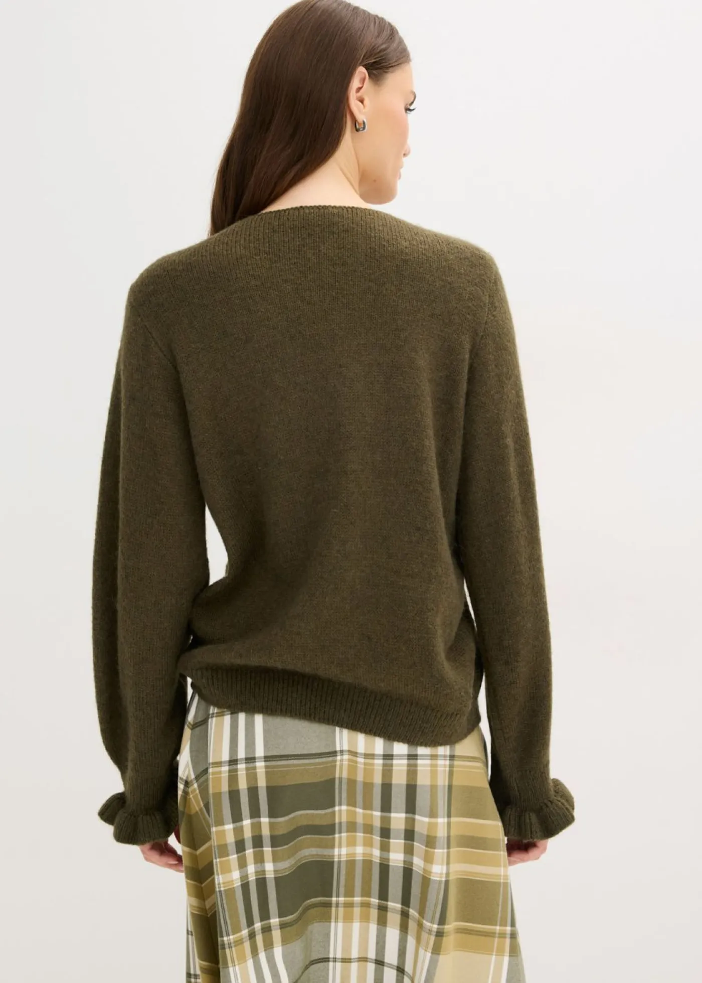 Sale Chaqueta de punto oversize de suave mezcla de lana Mujer Jerséis|Ropa De Punto