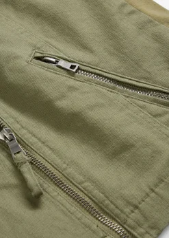 Discount Chaqueta de sarga de algodón con insertos elásticos en los laterales Mujer Chaquetas Y Abrigos