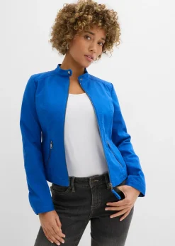 Clearance Chaqueta de sarga de algodón con insertos elásticos en los laterales Mujer Chaquetas Y Abrigos