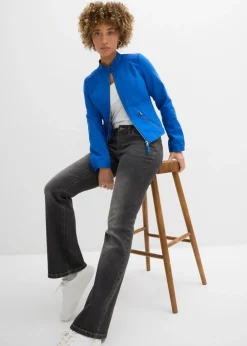 Clearance Chaqueta de sarga de algodón con insertos elásticos en los laterales Mujer Chaquetas Y Abrigos