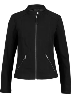 Online Chaqueta de sarga de algodón con insertos elásticos en los laterales Mujer Chaquetas Y Abrigos