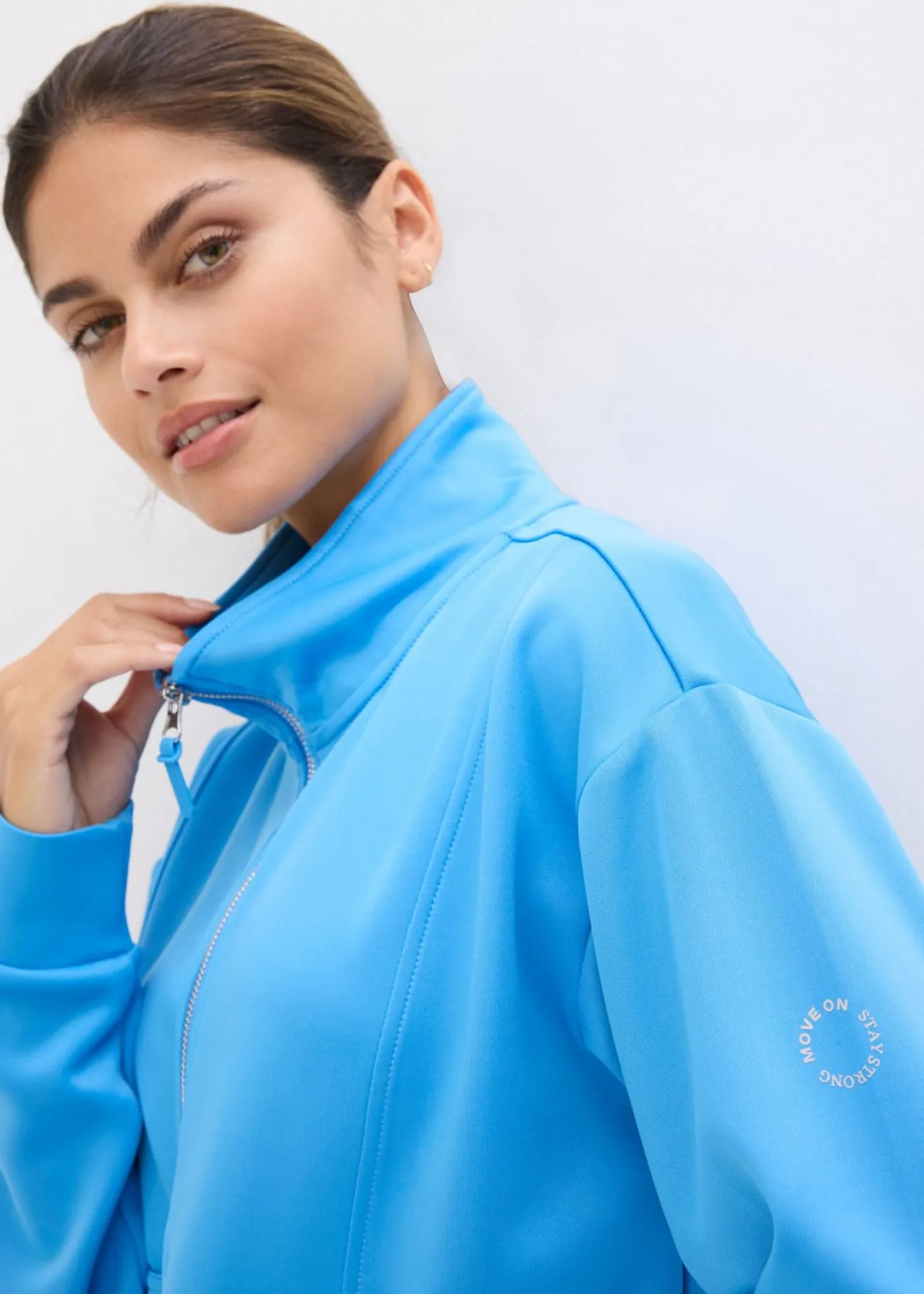 Hot Chaqueta deportiva con cuello alto Mujer Ropa Deportiva|Chaquetas Y Abrigos