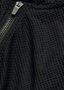 Outlet Chaqueta deportiva transparente de malla con corte holgado Mujer Ropa Deportiva|Chaquetas Y Abrigos