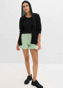 Outlet Chaqueta deportiva transparente de malla con corte holgado Mujer Ropa Deportiva|Chaquetas Y Abrigos