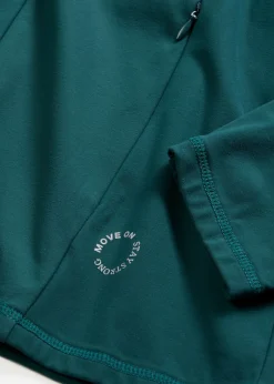 Best Chaqueta deportiva térmica con media cremallera y material de secado rápido Mujer Ropa Térmica|Ropa Deportiva